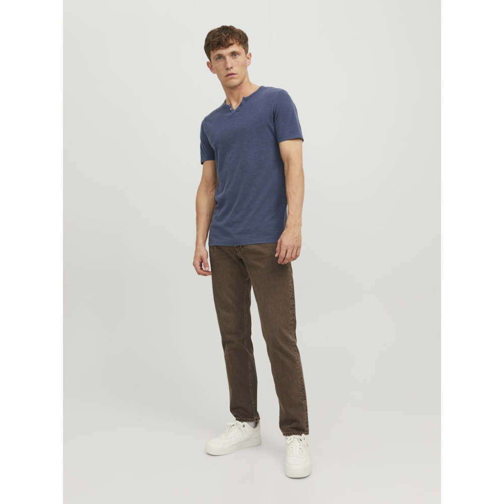 Jack and Jones Μπλε T-shirt V-Neck - 12164972