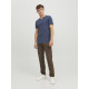 Jack and Jones Μπλε T-shirt V-Neck - 12164972