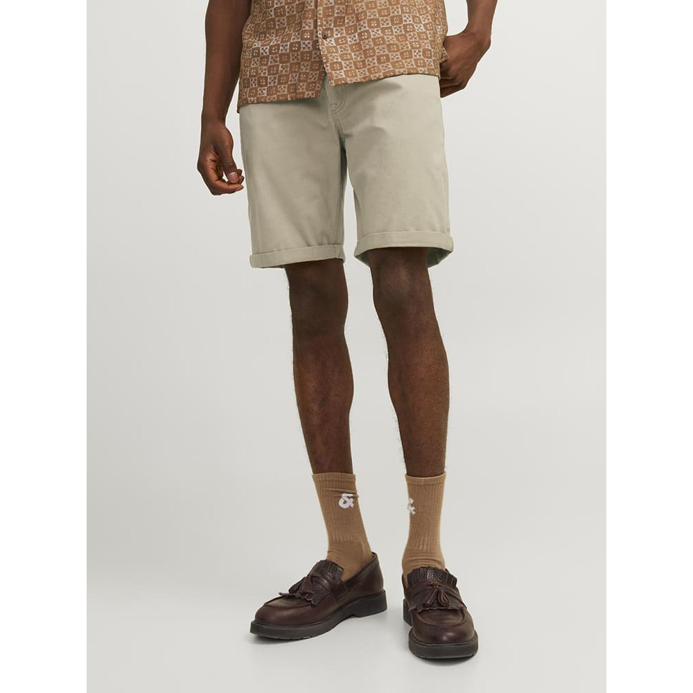 Jack and Jones Μπεζ Βερμούδα Denim - 12165892
