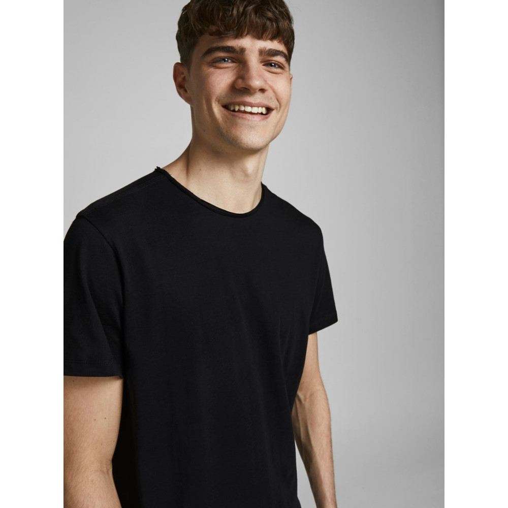 Jack and Jones Μαύρο T-shirt C Neck - 12182498