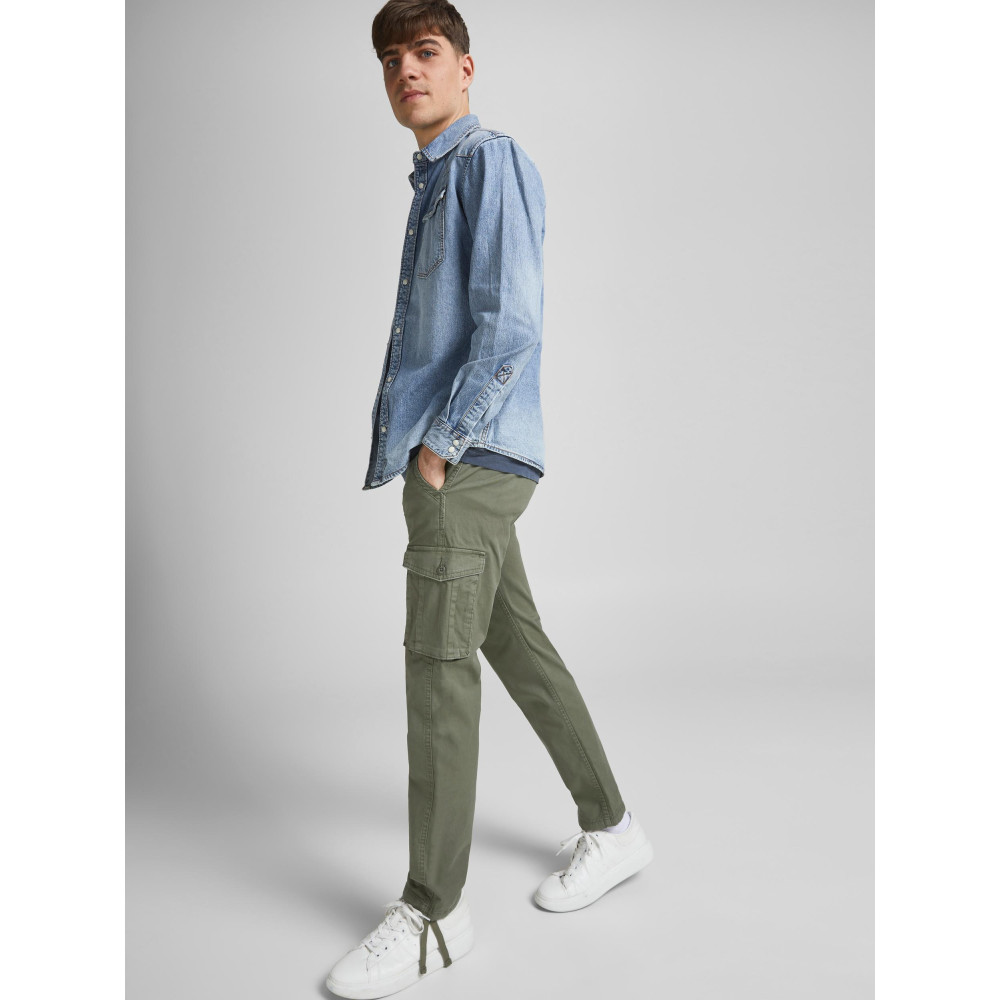 JACK & JONES Πράσινο Παντελόνι Cargo - 12190989