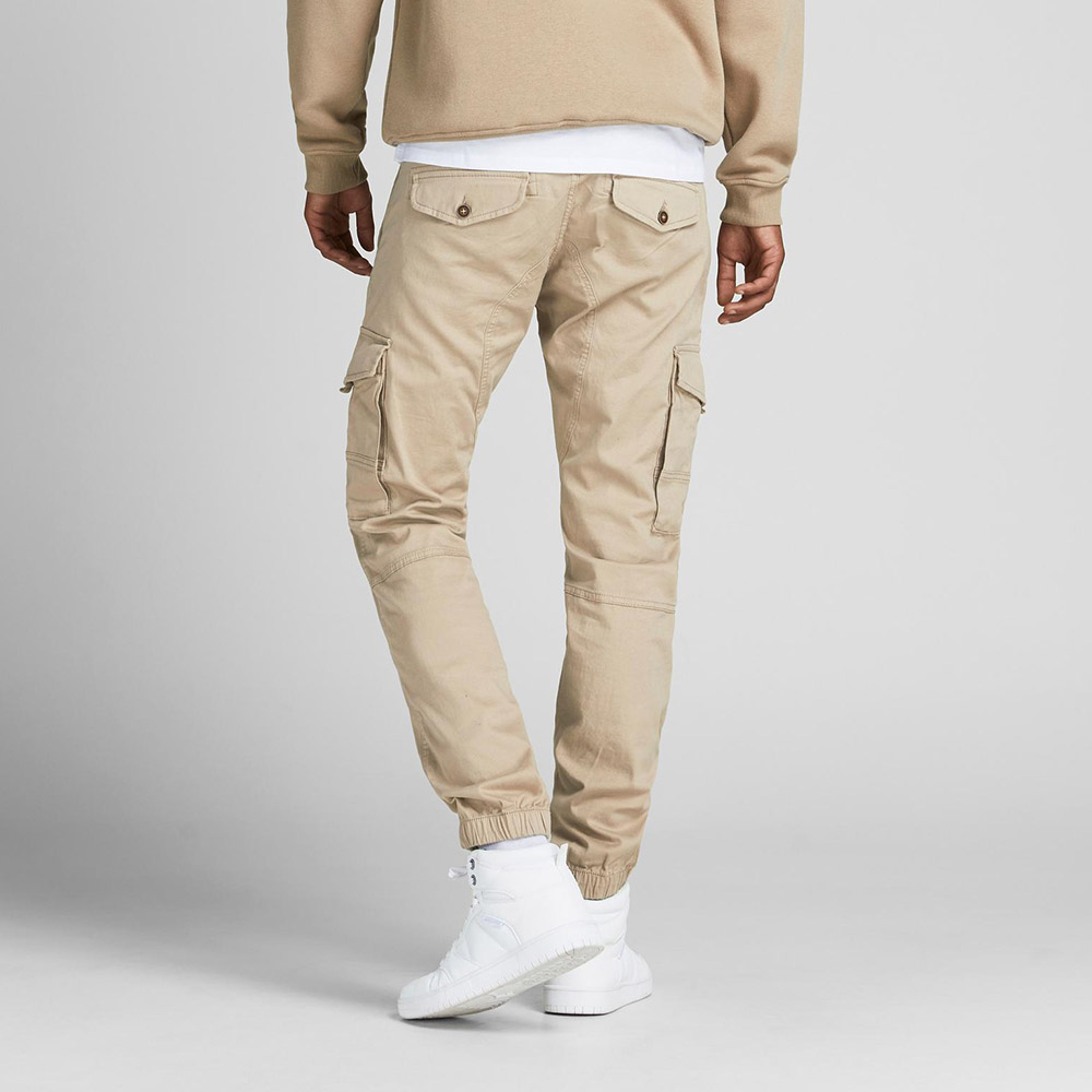 Jack and Jones Μπεζ Παντελόνι Cargo - 12193754