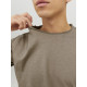 Jack and Jones Μπεζ T-shirt C Neck - 12182498