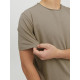Jack and Jones Μπεζ T-shirt C Neck - 12182498