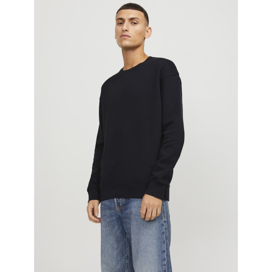 Jack & Jones Μαύρο Φούτερ C Neck - 12208182