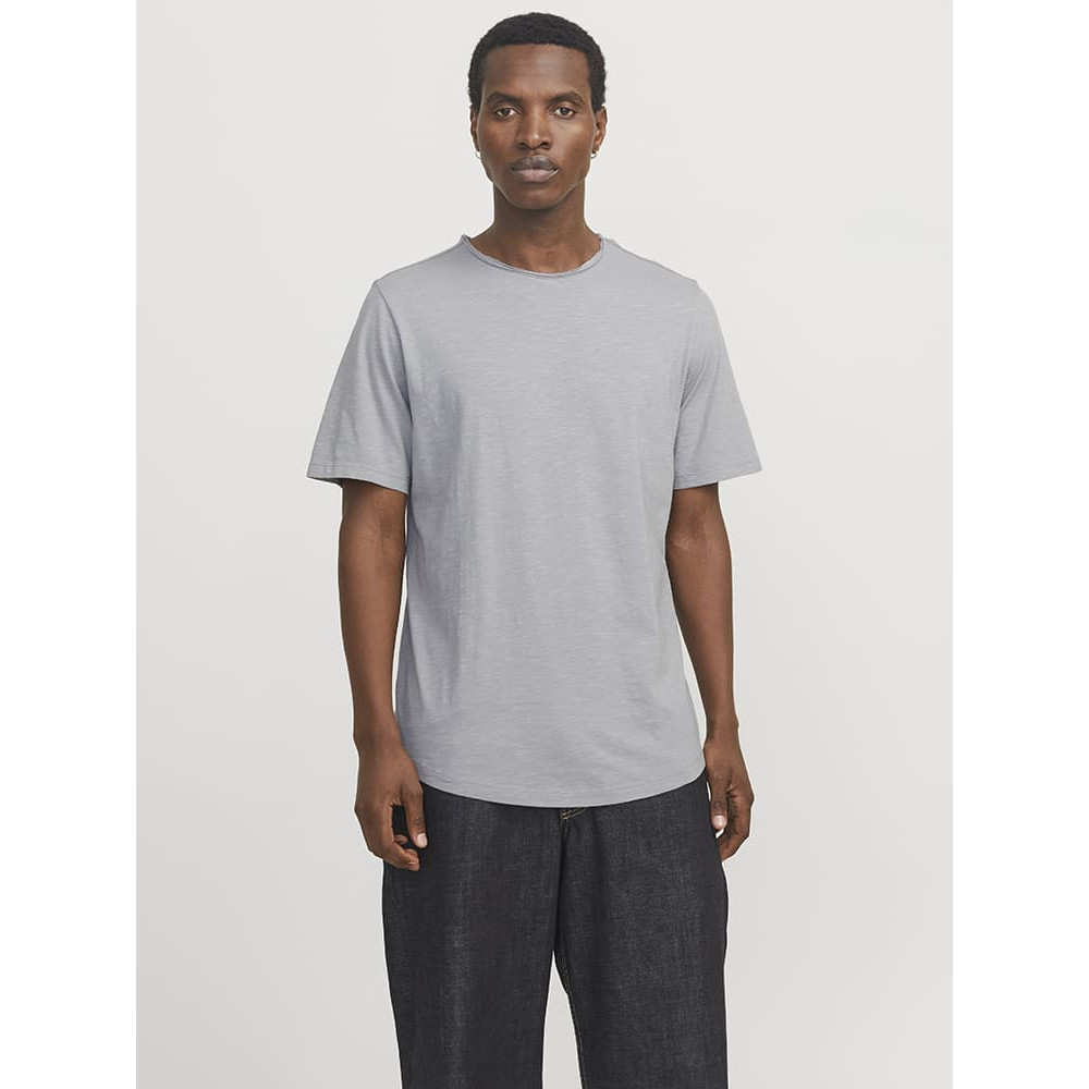 Jack and Jones Γκρι T-shirt C Neck - 12182498