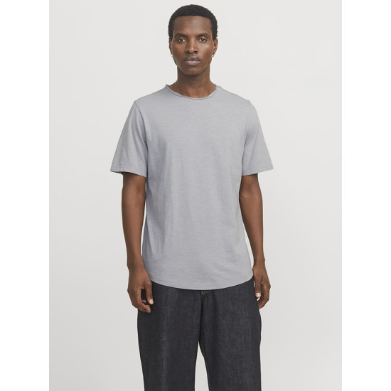 Jack and Jones Γκρι T-shirt C Neck - 12182498