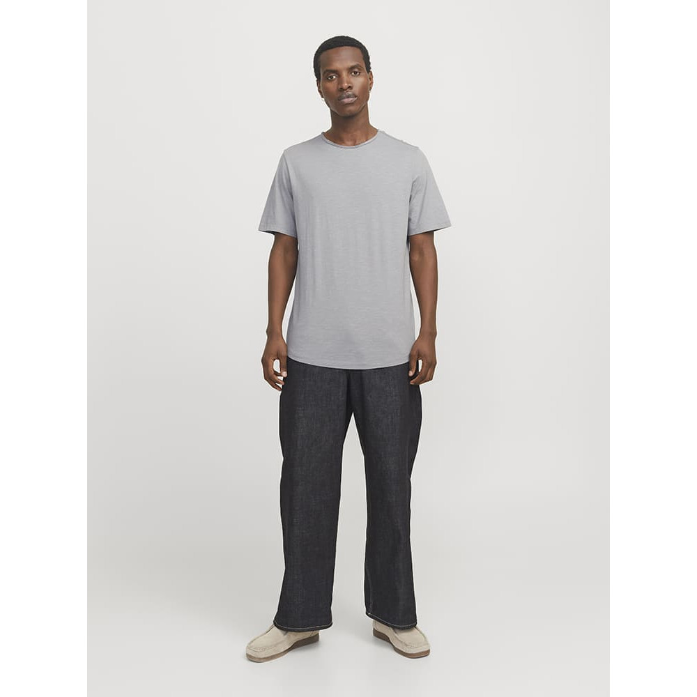 Jack and Jones Γκρι T-shirt C Neck - 12182498