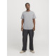 Jack and Jones Γκρι T-shirt C Neck - 12182498