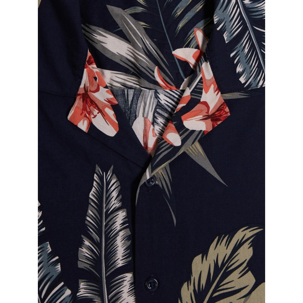 Jack and Jones Μπλε Floral Πουκάμισο Hawaiian - 12202240