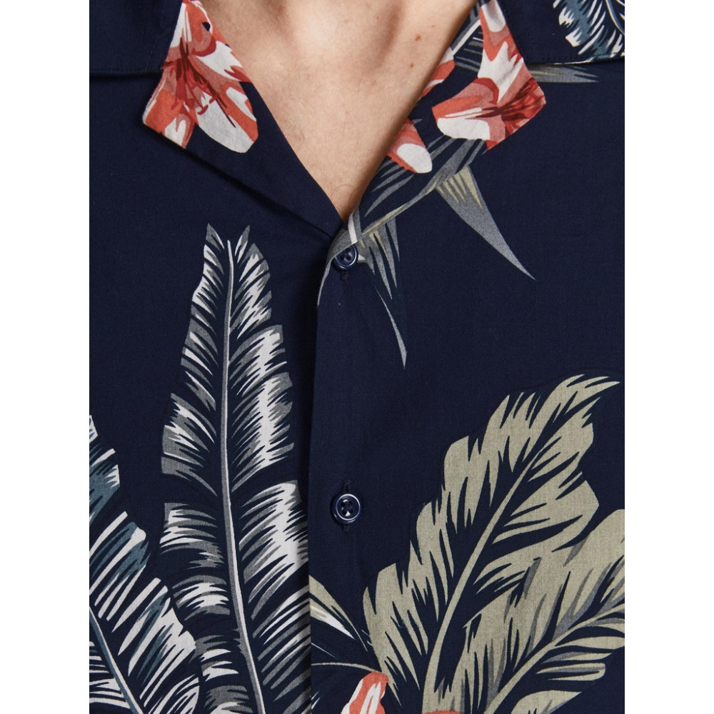 Jack and Jones Μπλε Floral Πουκάμισο Hawaiian - 12202240