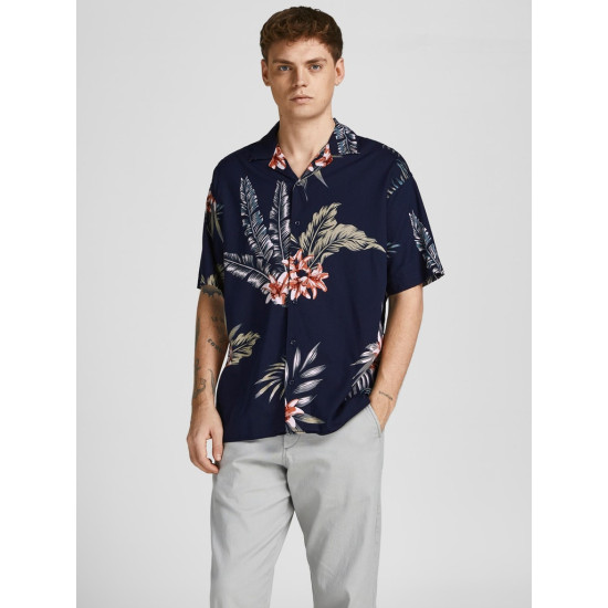 Jack and Jones Μπλε Floral Πουκάμισο Hawaiian - 12202240