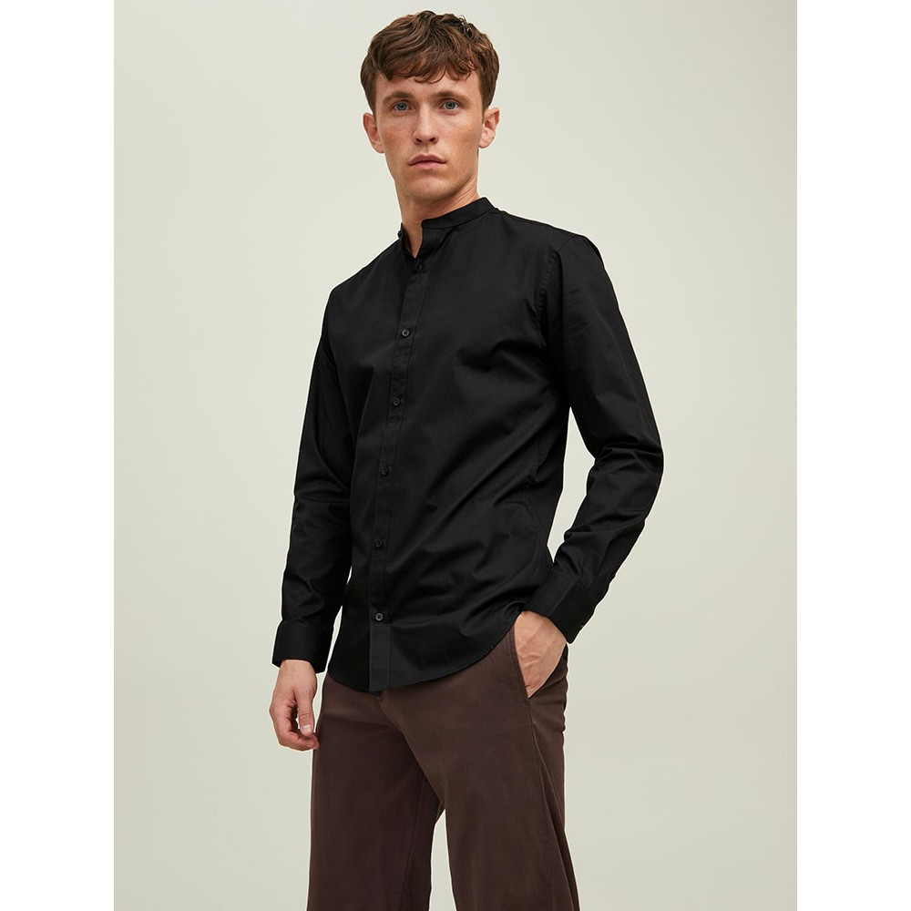 Jack and Jones Μαύρο Πουκάμισο Mao - 12205921