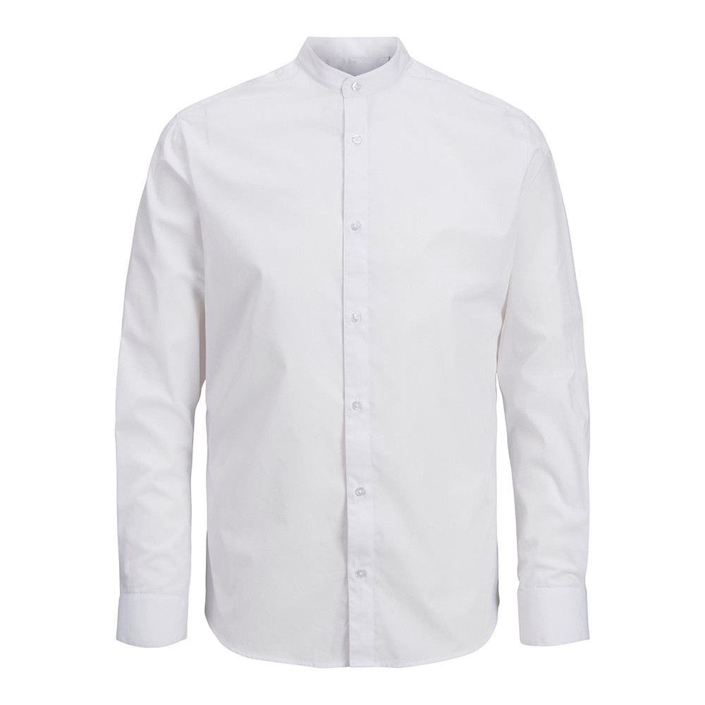 Jack and Jones Λευκό Πουκάμισο Mao - 12205921