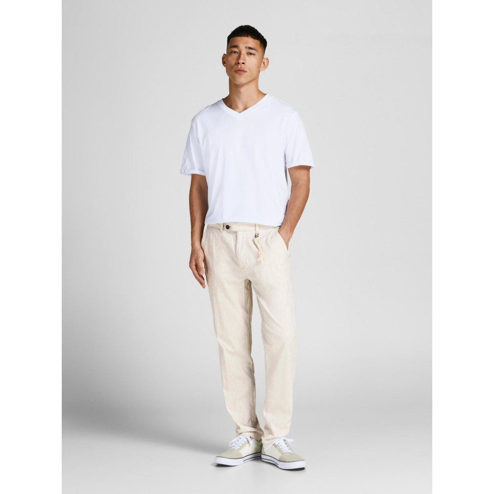Jack and Jones Λευκό Παντελόνι - 12210125