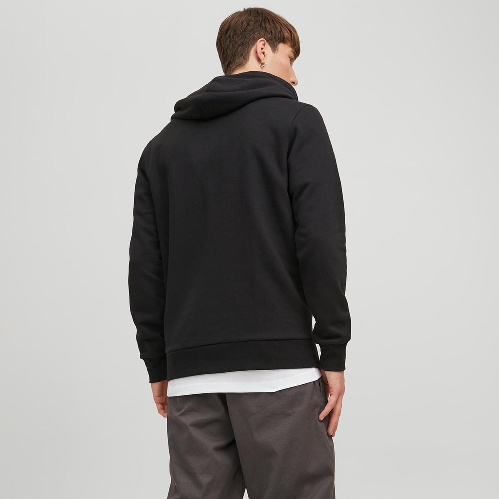 Jack and Jones Μαύρη Ζακέτα Hoodie - 12211515