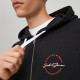 Jack and Jones Μαύρη Ζακέτα Hoodie - 12211515