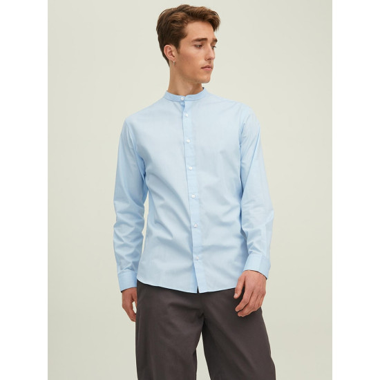 Jack and Jones Γαλάζιο Πουκάμισο Mao - 12205921