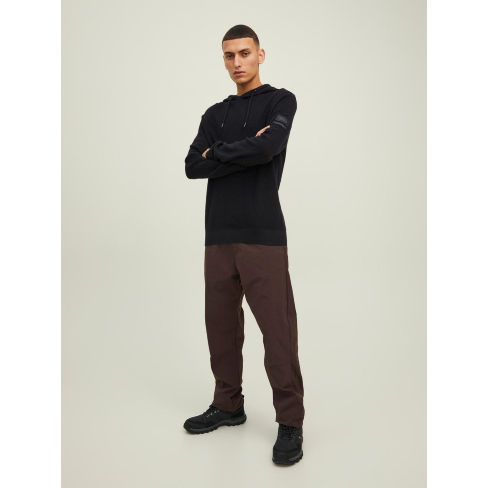 Jack and Jones Μαύρο Hoodie - 12214093