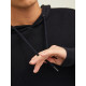 Jack and Jones Μαύρο Hoodie - 12214093
