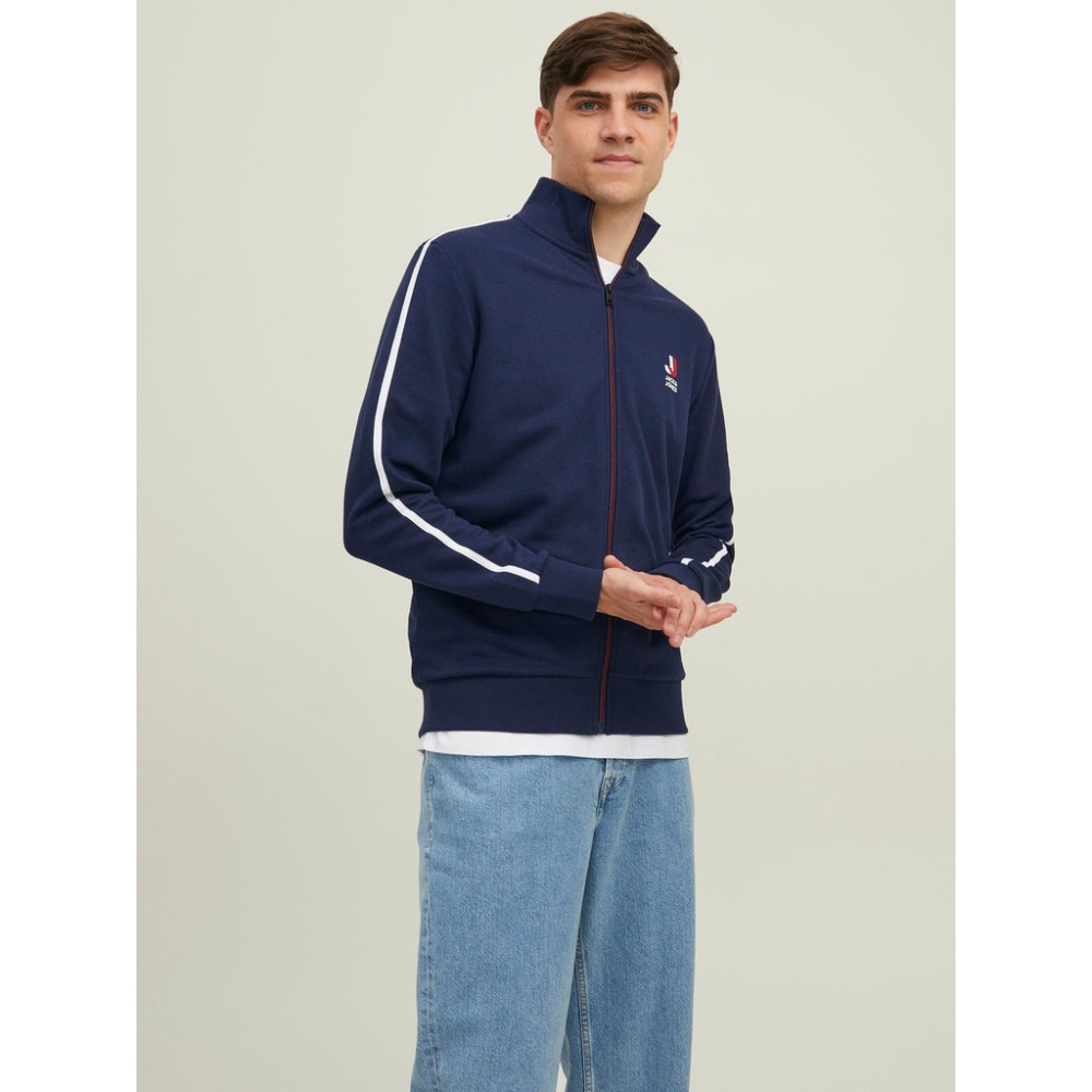 Jack and Jones Ζακέτα Φούτερ 12216312 Μπλε Σκούρο