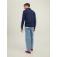 Jack and Jones Ζακέτα Φούτερ 12216312 Μπλε Σκούρο