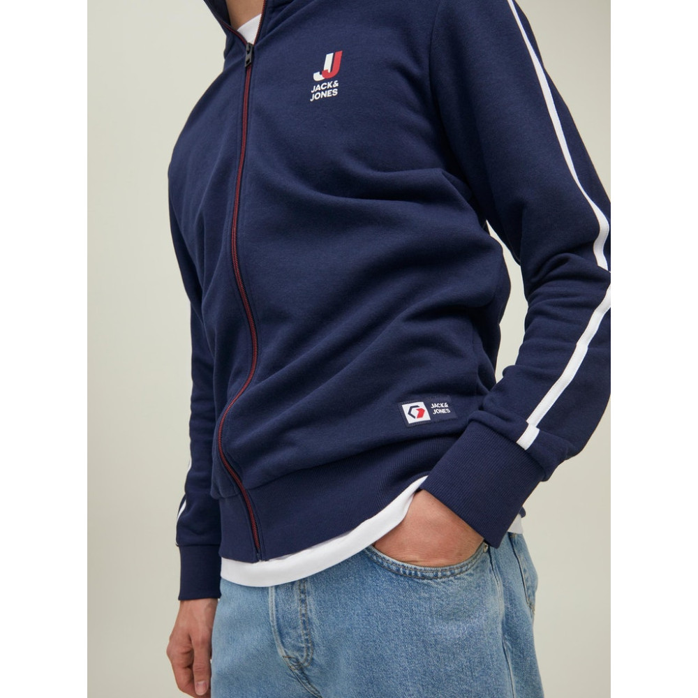 Jack and Jones Ζακέτα Φούτερ 12216312 Μπλε Σκούρο