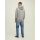 Jack and Jones Γκρι Hoodie - 12216335