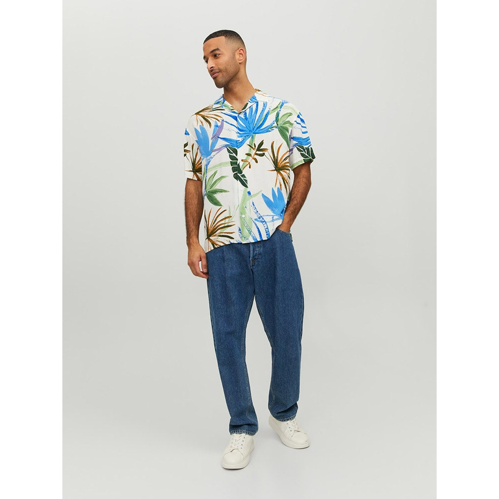 Jack and Jones Λευκό Floral Πουκάμισο Hawaiian - 12227632
