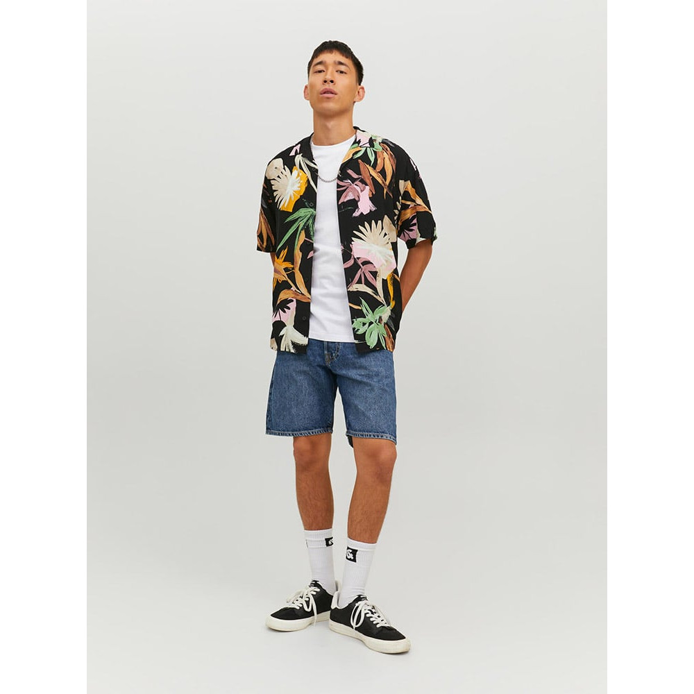 Jack and Jones Μαύρο Floral Πουκάμισο Hawaiian - 12227632