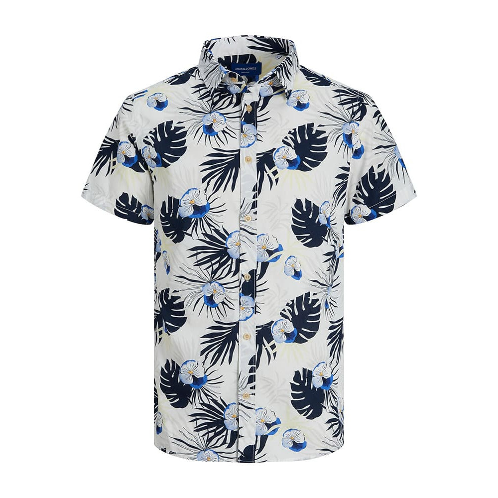 Jack and Jones Λευκό Floral Πουκάμισο - 12233624