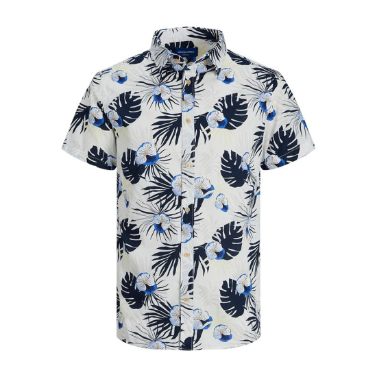 Jack and Jones Λευκό Floral Πουκάμισο - 12233624