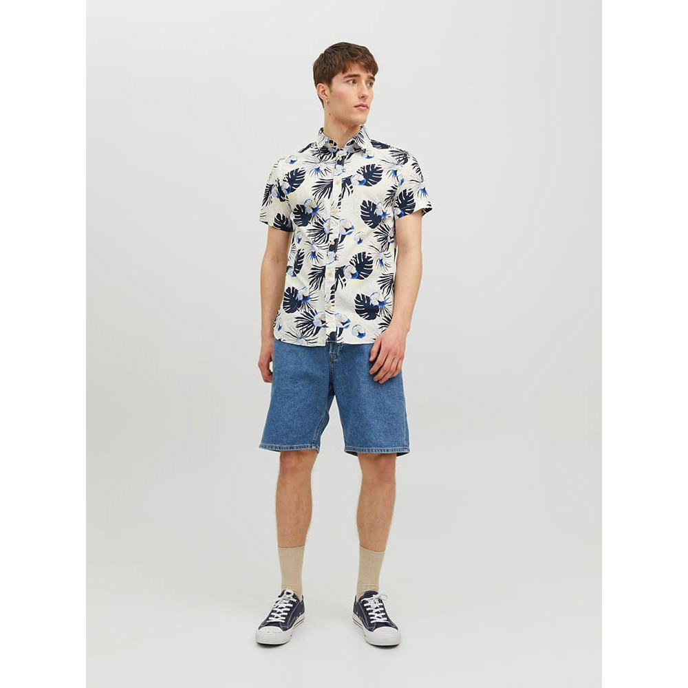 Jack and Jones Λευκό Floral Πουκάμισο - 12233624