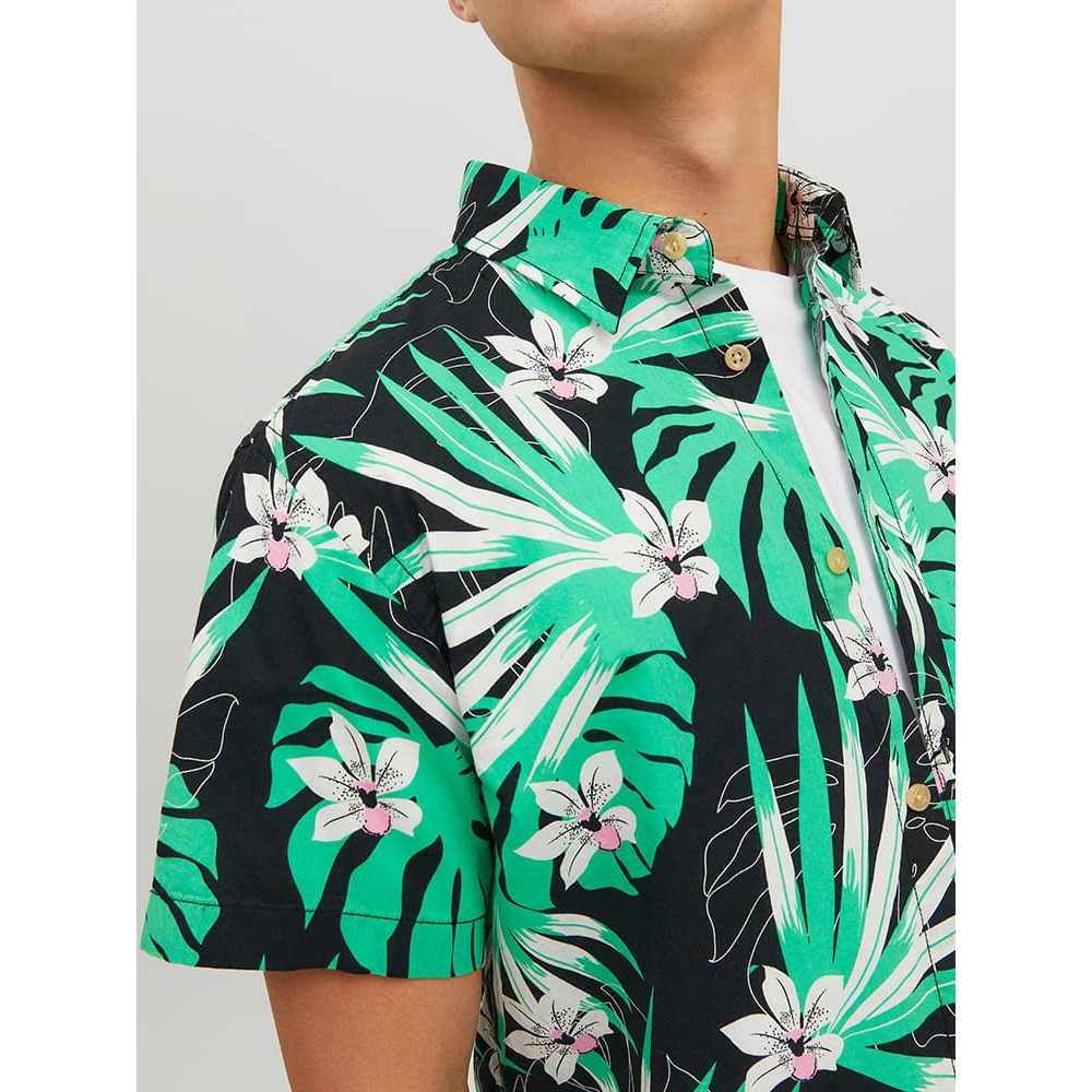 Jack and Jones Μαύρο Floral Πουκάμισο - 12233624