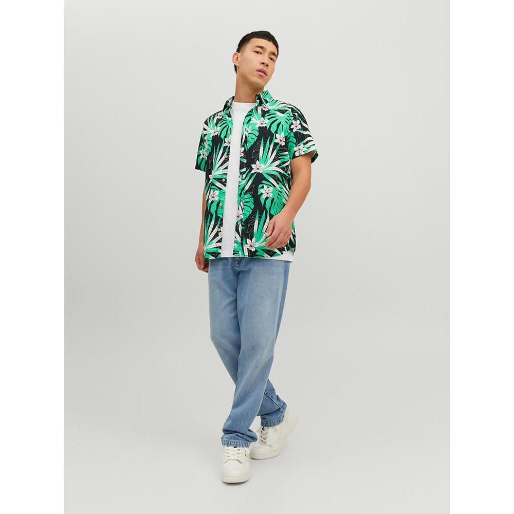 Jack and Jones Μαύρο Floral Πουκάμισο - 12233624
