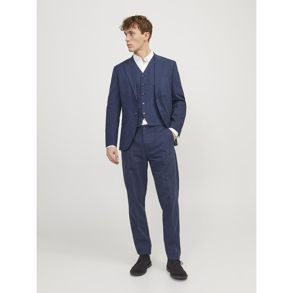 Jack and Jones Μπλε Παντελόνι Linen - 12228724