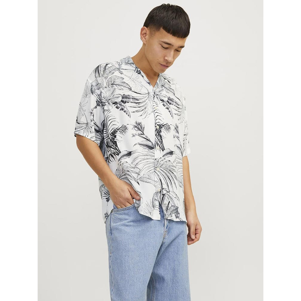 Jack and Jones Λευκό Κοντομάνικο Πουκάμισο - 12249210