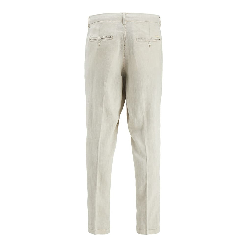 Jack and Jones Μπεζ Παντελόνι Linen Blend - 12252980
