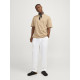 Jack and Jones Λευκό Παντελόνι 100% Linen - 12253120