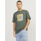 Jack and Jones Πράσινο T-shirt C Neck - 12253679