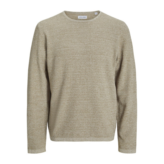 Jack and Jones Μπεζ Πουλόβερ C Neck - 12268279