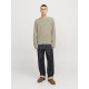 Jack and Jones Μπεζ Πουλόβερ C Neck - 12268279