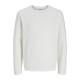 Jack and Jones Λευκό Πουλόβερ C Neck - 12268279