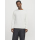 Jack and Jones Λευκό Πουλόβερ C Neck - 12268279