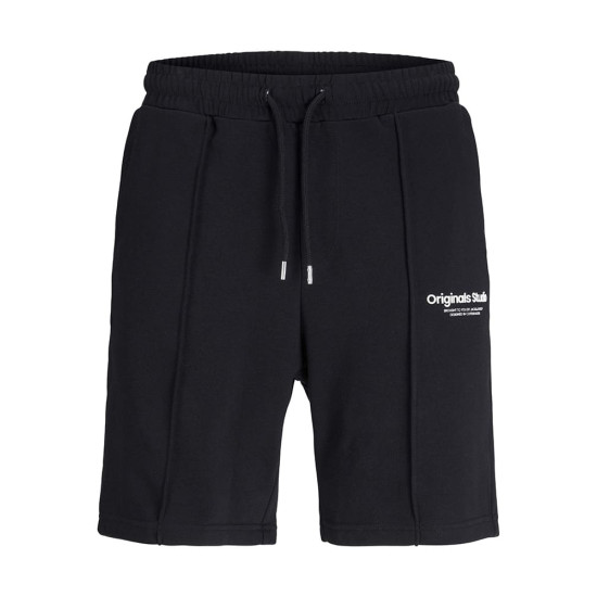Jack and Jones Μαύρη Αθλητική Βερμούδα - 12252251