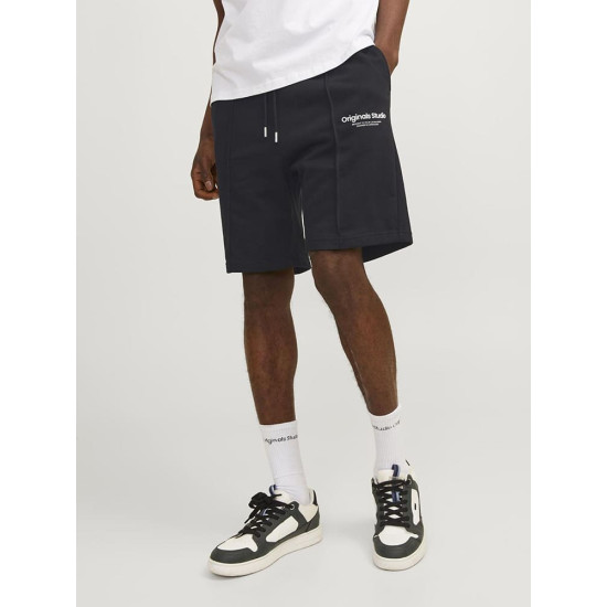 Jack and Jones Μαύρη Αθλητική Βερμούδα - 12252251