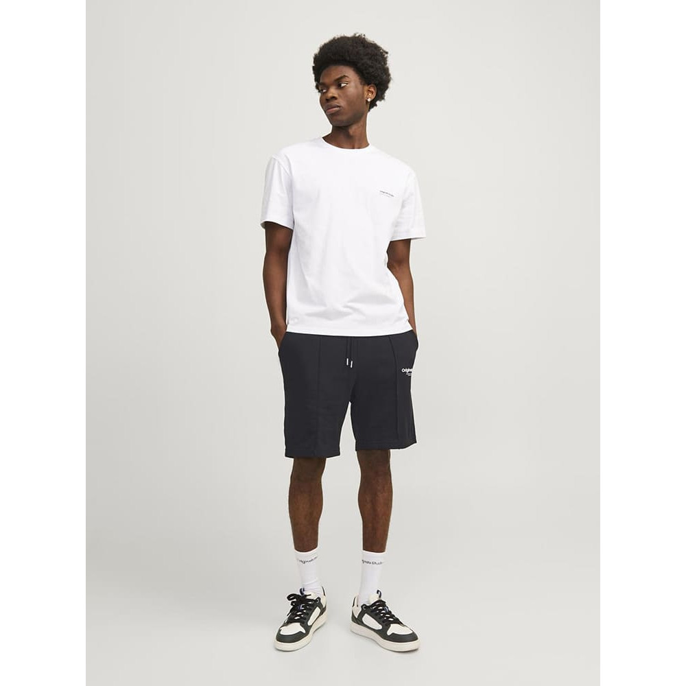 Jack and Jones Μαύρη Αθλητική Βερμούδα - 12252251