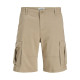 Jack and Jones Μπεζ Βερμούδα Cargo - 12268266