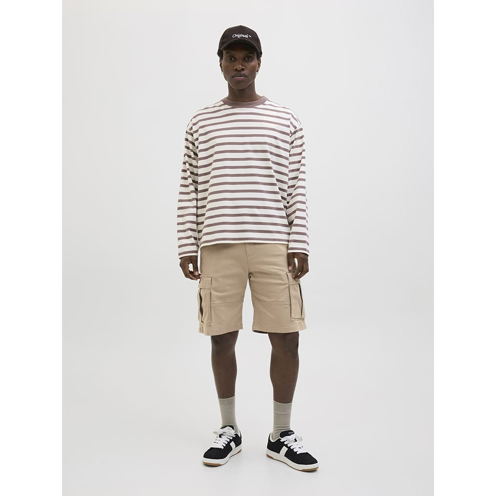 Jack and Jones Μπεζ Βερμούδα Cargo - 12268266