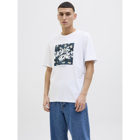 Jack and Jones Λευκό T-shirt C Neck - 12269324